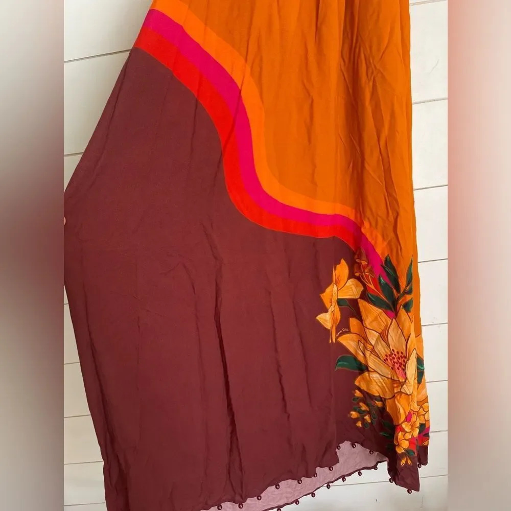 Farm Rio halter maxi cover-up dress - Picture 12 of 13